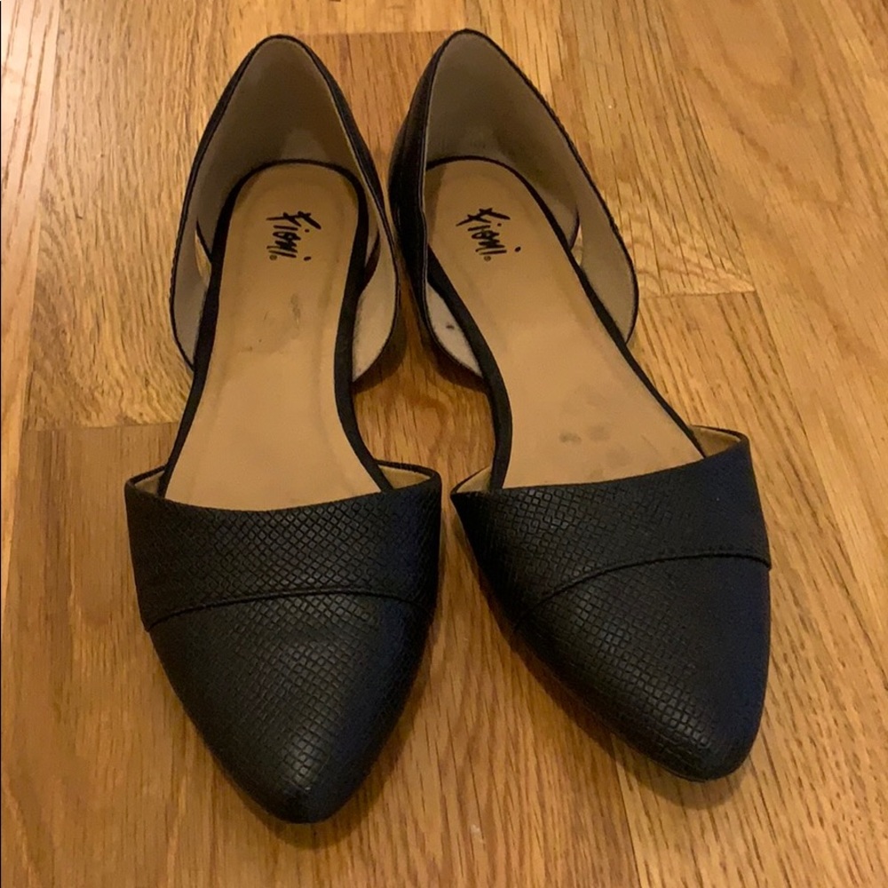 Black Fioni ballet flats